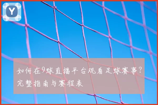 如何在9球直播平台观看足球赛事？完整指南与赛程表